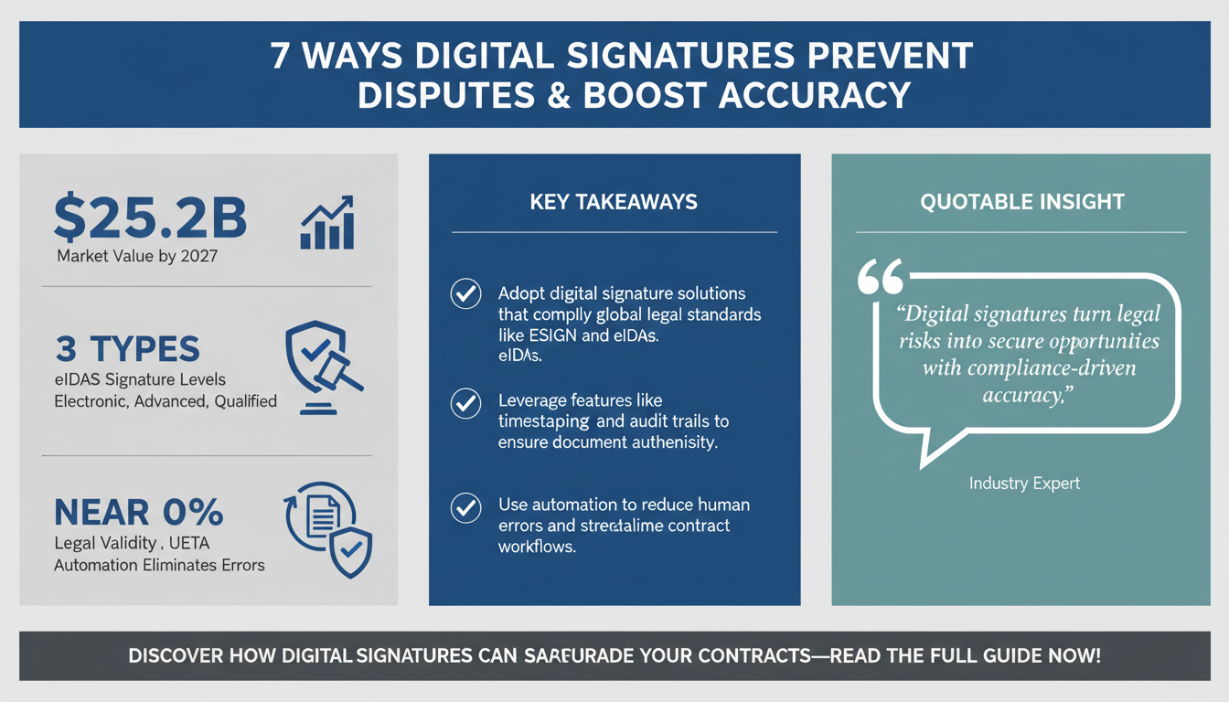 The Top 7 Ways Digital Signatures Reduce Legal Disputes and Enhance Contract Accuracy
