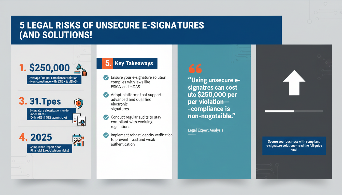 5 Legal Risks of Using Unsecure Digital Signatures (And How to Avoid Them)