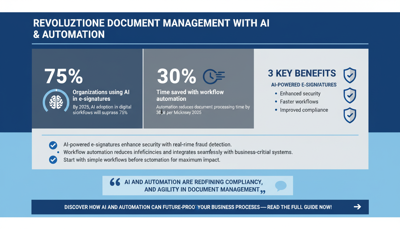 The Future of Digital Document Management: Emerging Trends in Electronic Signatures and Workflow Automation