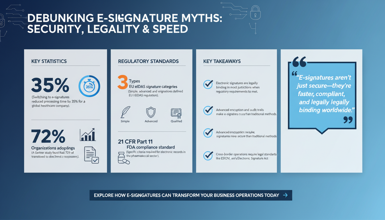 10 Myths About Electronic Signatures Debunked: What SMBs and Enterprises Need to Know