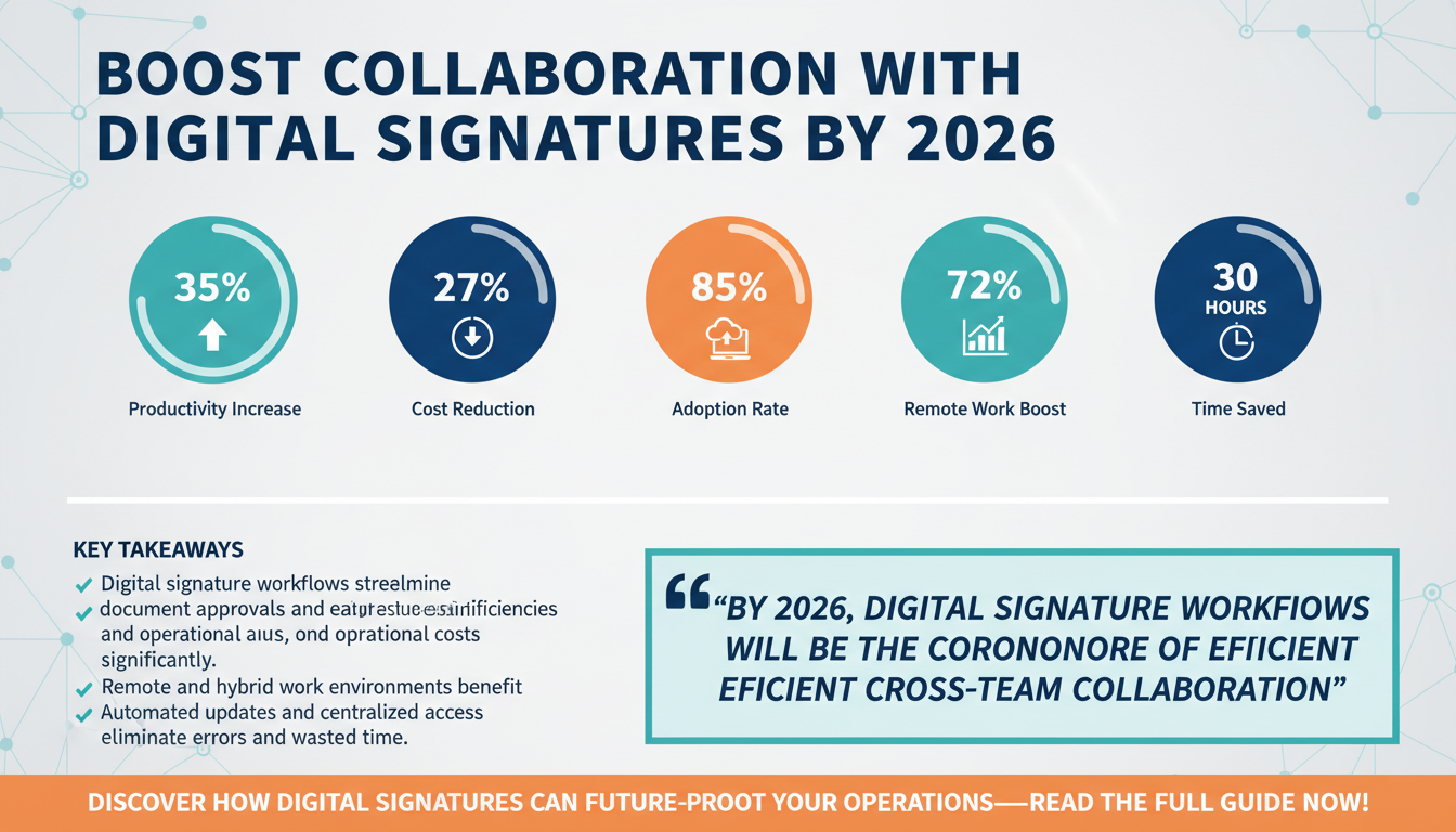 How to Streamline Cross-Team Collaboration with Digital Signature Workflows in 2026